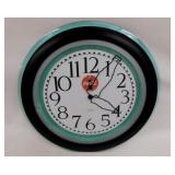 1996 Coca-Cola bottle quartz wall clock, 12"