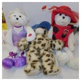 Plush Lady Bug bear - Build-A-Bear leopard -
