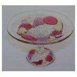 Antique Westmoreland glass Della Robbia fruits