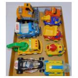 9 plastic toddler toy vehicles