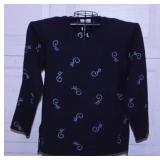 3 ladies cat sweatshirts, sizes S & L