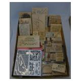 Scrapbooking rubber stamps