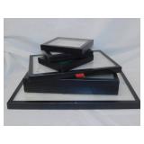 6 Riker glass top showcase display cases: 6" x 5"