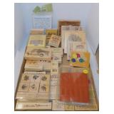 Scrapbooking rubber stamps