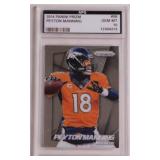 2014 graded Panini PrizmPeyton Manning football