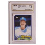 1989 graded Topps Traded Randy Johnson #57T