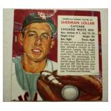 1954 Red Man Tobacco Sherman Lollar baseball card