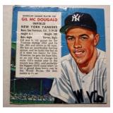 1954 Red Man Tobacco Gil McDonald baseball card