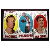 Three 1969 1970 Topps basketball cards