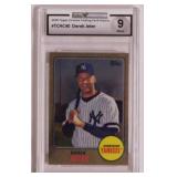 2008 graded Topps Chrome Derek Jeter baseball card