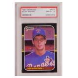 1987 graded Donruss Kevin Brown rookie baseball