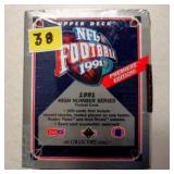 Box of 1991 Upper Deck High Number Series football