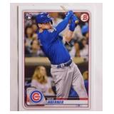 2020 Bowman Nico Hoerner rookie baseball card,