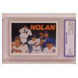 Graded 1990 Upper Deck Nolan Ryan baseball card