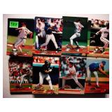 Partial set 1993 Topps Stadium Club baseball cards