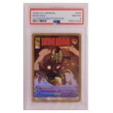 Graded 2008 UD Marvel Iron Man foil card