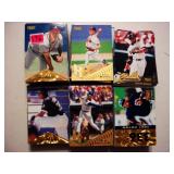 Partial set 1996 Pinnacle baseball cards,