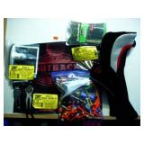 Golf accessory bag w/ tees, covers & more