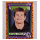 2024 Panini Score Drake Maye rookie football card,