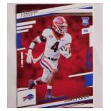 2022 Panini Prestige James Cook rookie football