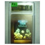 Graded Kayo Boxing Holyfield / Tyson hologram card