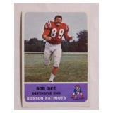 1962 Fleer Bob Dee football card #8,