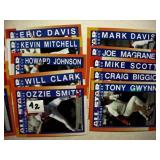 Three 1986 & Two 1989 & Five 1990 Topps All-Star