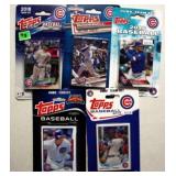 5 Chicago Cubs team baseball card factory sets: