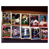Partial set 1982 Fleer baseball cards, 584 of 660