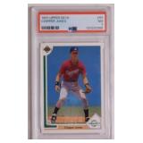 1991 graded Upper Deck Chipper Jones rookie