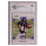 2008 graded Score Eddie Royal rookie football card