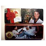 2 sealed Elvis Presley Russell Stover candy tins