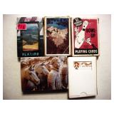 5 complete decks of sport playing cards