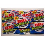 7 packs 1988 Topps Big Baseball Series I cards