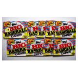 9 packs 1988 Topps Big Baseball Series III cards