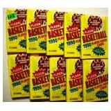 Rare 10 packs 1990 Fleer basketball cards