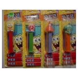 Set of four 2014 Sponge Bob Square Pants PEZ