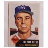 1953 Topps Pee Wee Reese baseball card #76