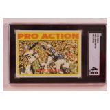 Graded 1972 Topps John Unitas football card #251,