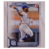 2022 Bowman Vidal Brujan rookie baseball card,