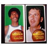 Two 1970 1971 Topps basketball cards