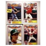 1986 1987 1988 1989 Topps All-Stars baseball cards