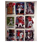 9 Mike Trout baseball cards