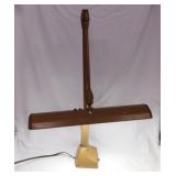 Vintage metal articulating desk lamp light