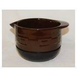 Longaberger Chocolate Brown Pottery Stay Put
