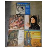Vintage vinyl LP record albums: Barbra Streisand