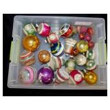 Antique mercury & unsilvered glass Christmas tree