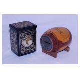 1970's tin plate dial combination safe bank with