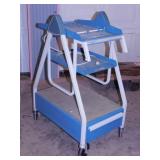 Tektronics Tek Lab Cart w/ power strip cord,