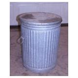 Wheeling heavy duty 32 gal. galvanized trash can,
